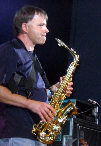Nick on the Saxophone